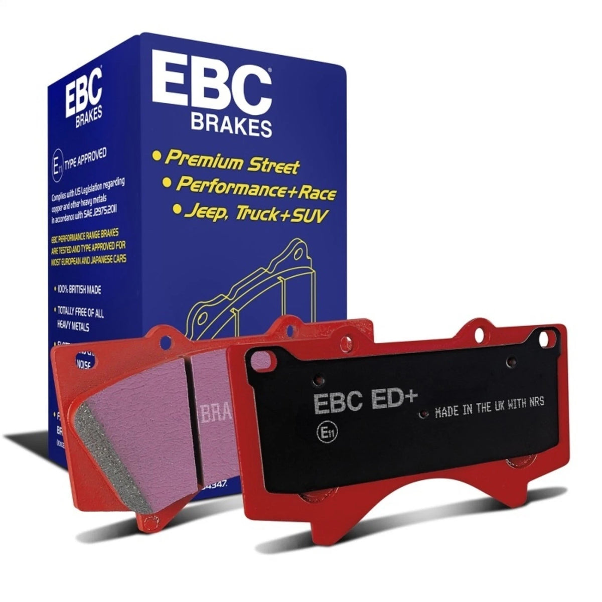 2X EBC ED92379 Front Brake Pads for Porsche Cayenne (2018–2023)