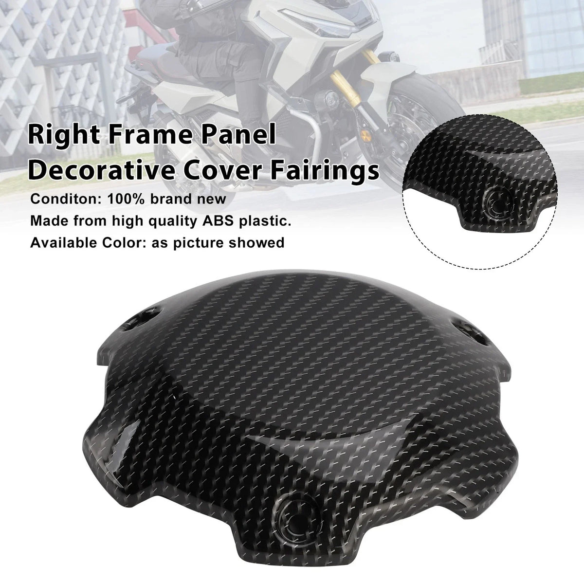 Frame Panel Decorative Cover Right for Honda X-ADV 750 (2021–2025) Carbon