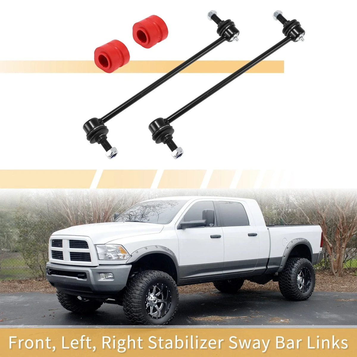 Front Stabiliser Link Set with Bushing for 2008-2020 Dodge Caravan