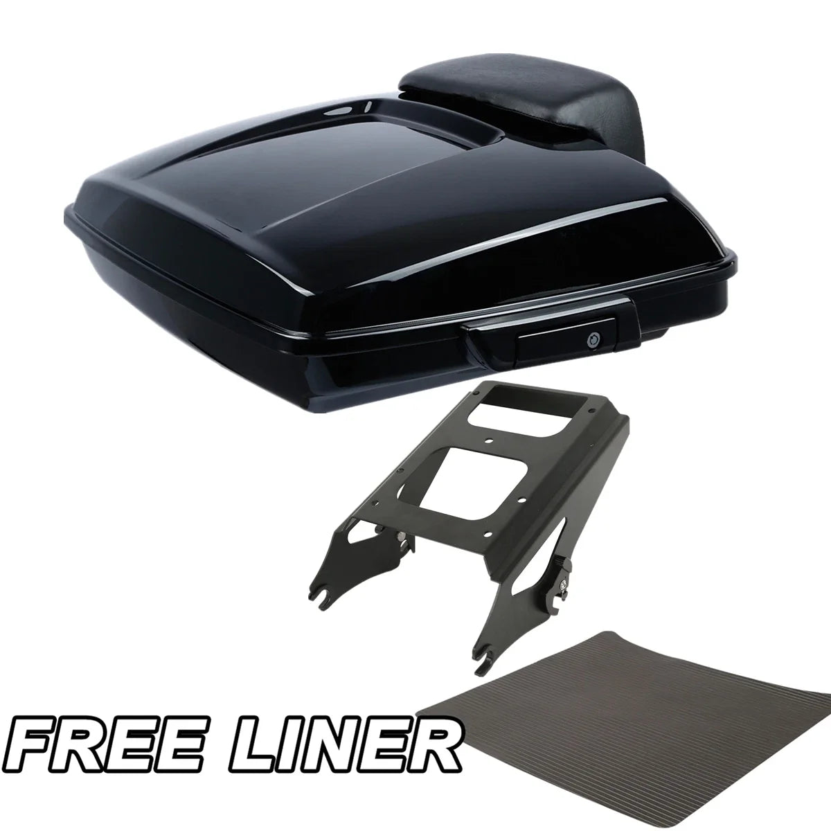 Trunk Rack for Harley Touring Glide Backrest Pad (2009-2013)