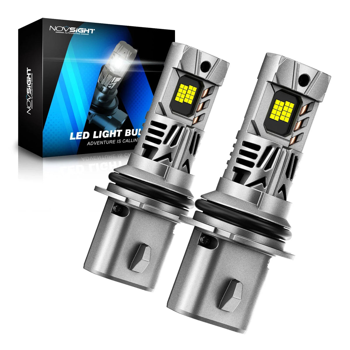 LED Headlight Bulbs 9007 HB5 - 2 Pack for Various Vehicles (20000LM)