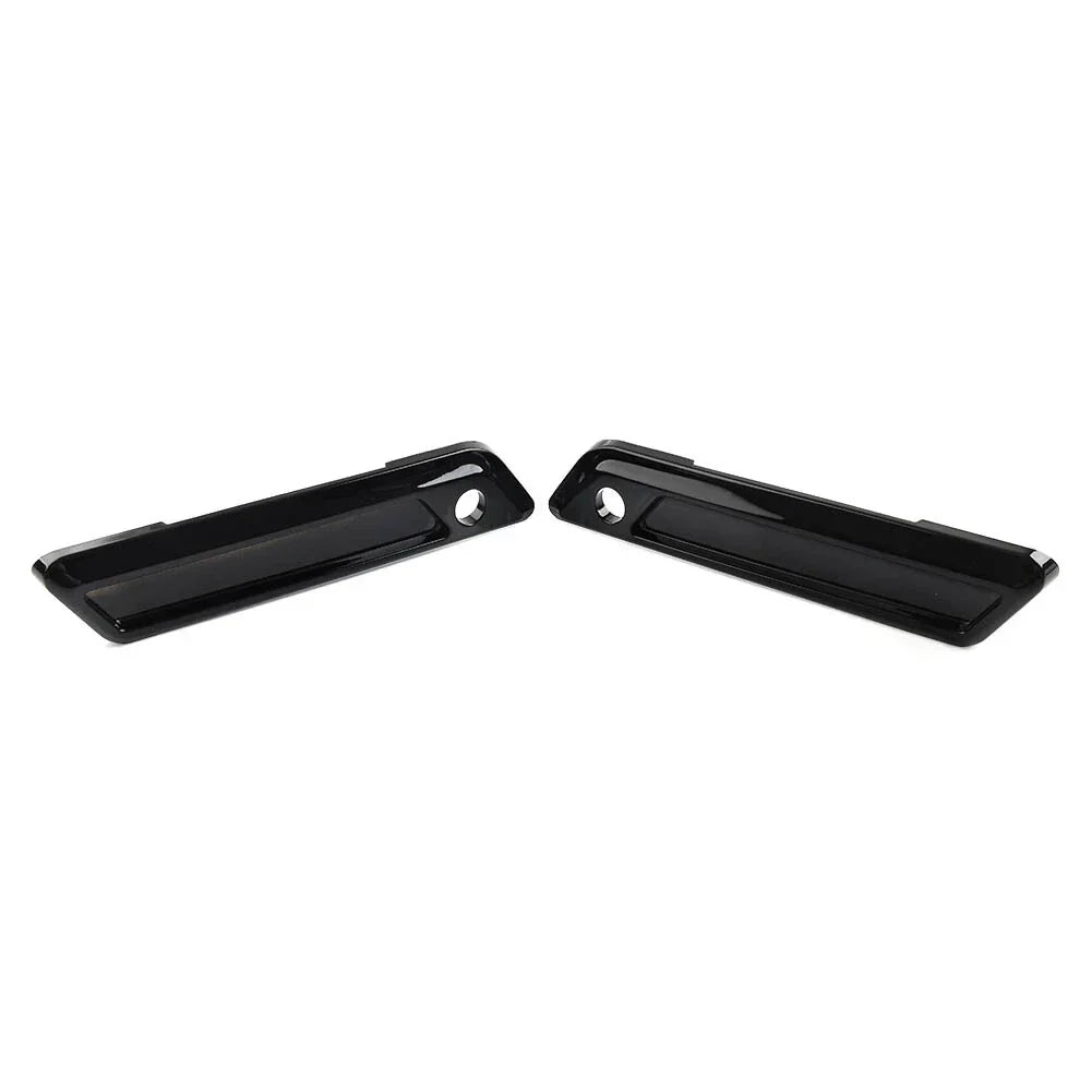 Glossy Black Latch Covers for Touring Harley Electra Glide Road King 2014-2023