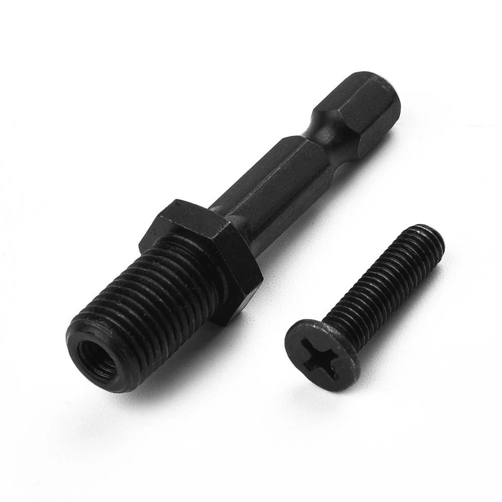 1/4" Hex Shank to 3/8"-24UNF Drill Chuck Adapter