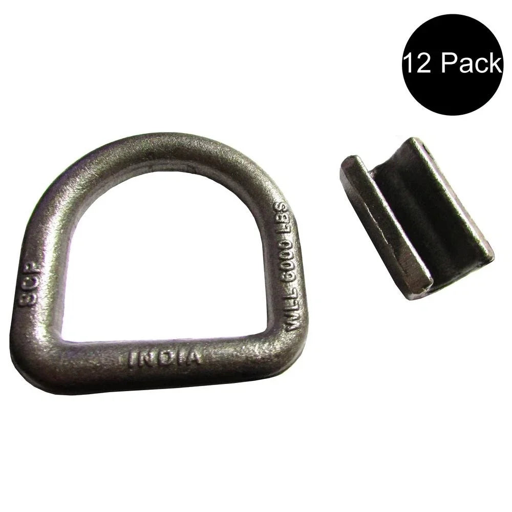 Set of 12 Weld On D-Rings for Universal Products (Replaces OTK20-0223)