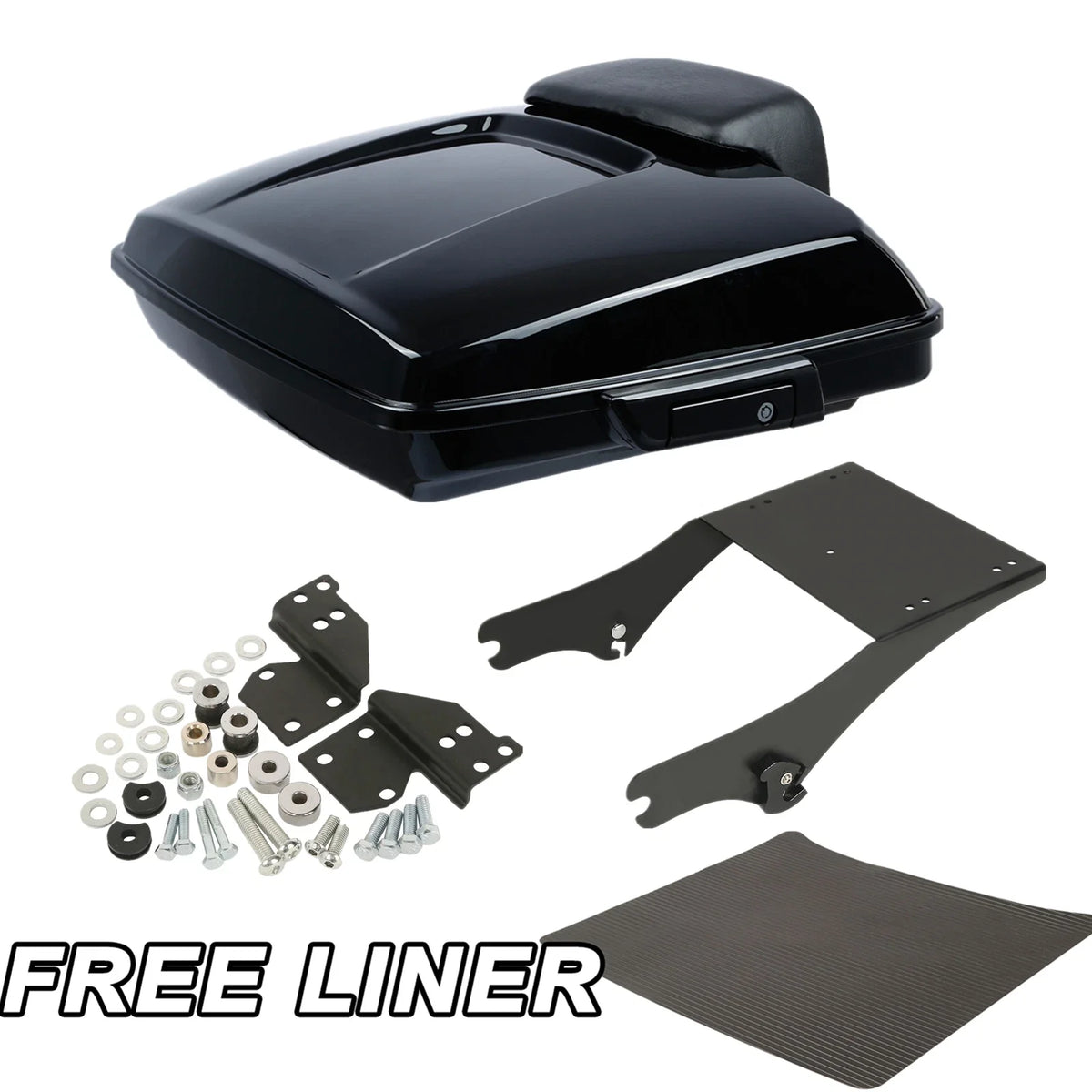 Trunk Pad Mount Rack Hardware Kit by Razor for Harley Touring 1997-2008