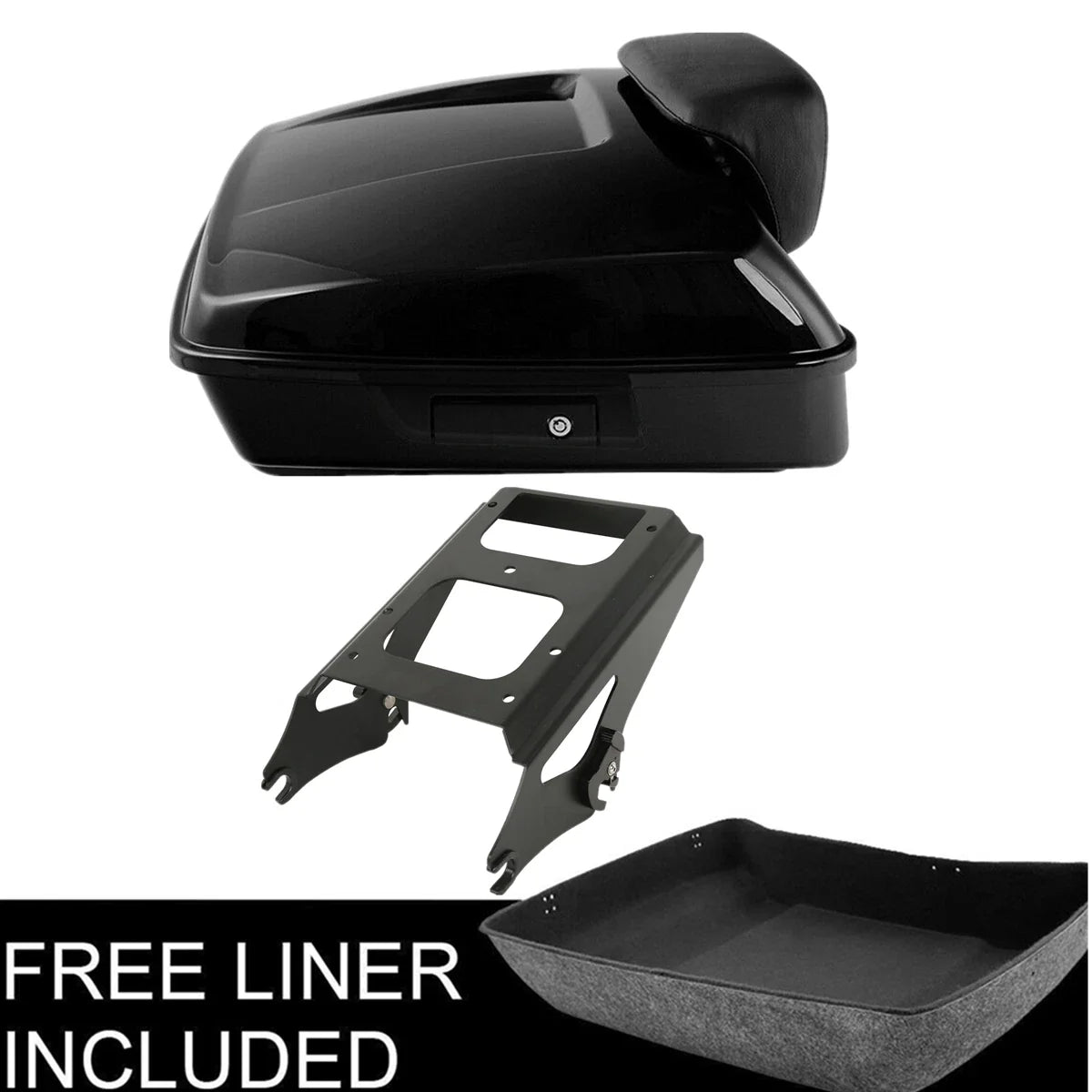 Trunk Pad Rack Chopped for Harley Street Glide 2009 to 2013