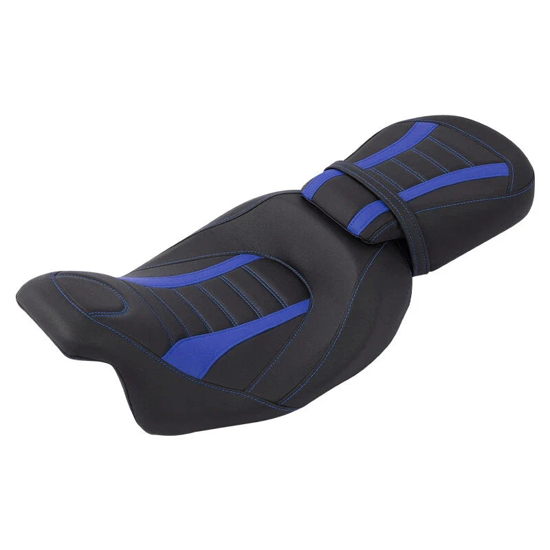 Black Passenger and Driver Seat for Harley Road King 2009-2023