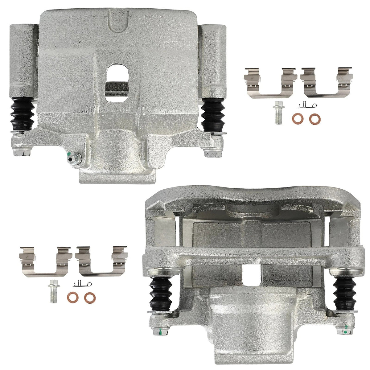 Front Pair Brake Calipers with Bracket for Chrysler 200 (2015–2016)