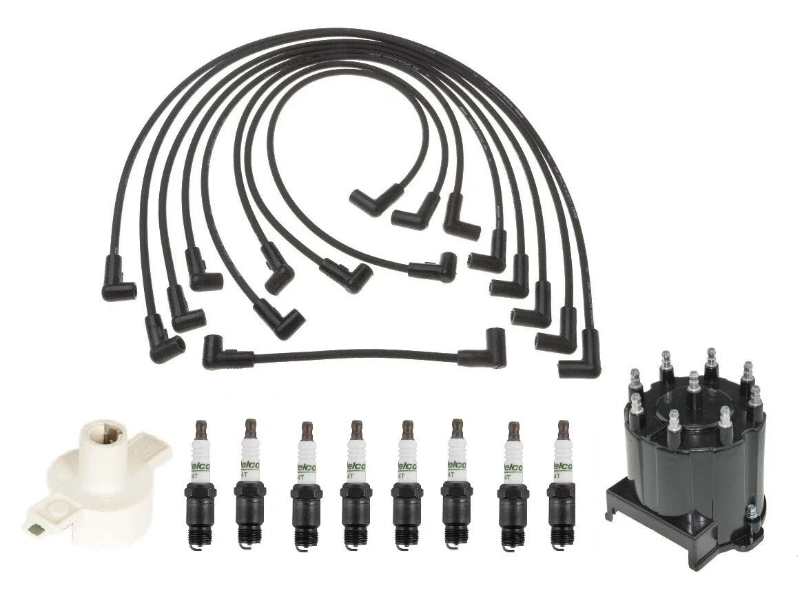 ACDelco Ignition Kit for Chevy 5.7 V8 (Distributor, Rotor, Cap, Spark Plugs)