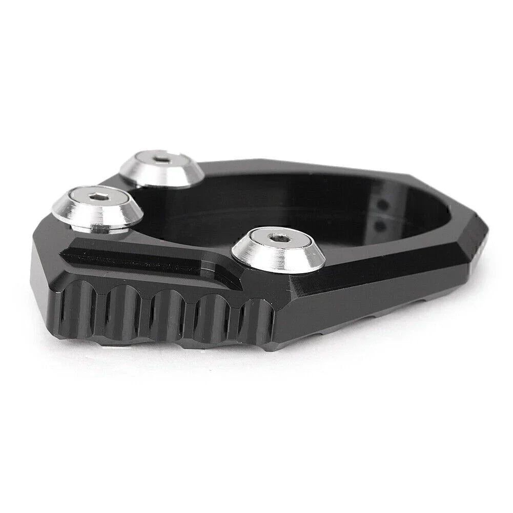 Black Kickstand Pad Designed for Kawasaki VERSYS 650 KLX250 (2010-2014)