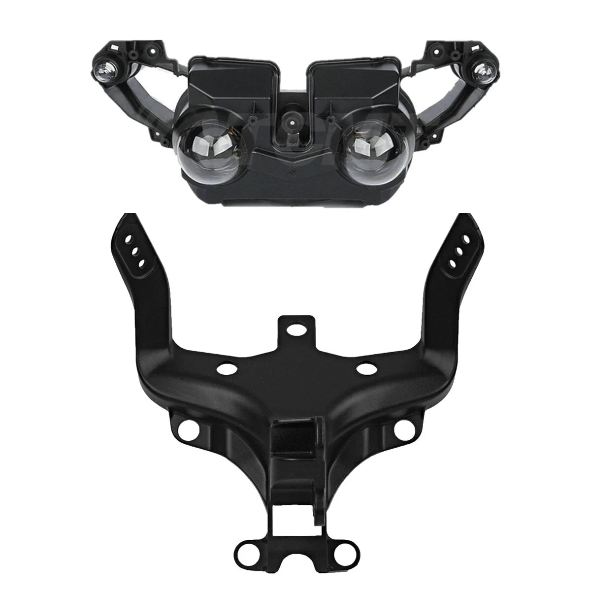 Headlight Assembly with Upper Fairing Stay Bracket for Yamaha YZF R1 2009-2011