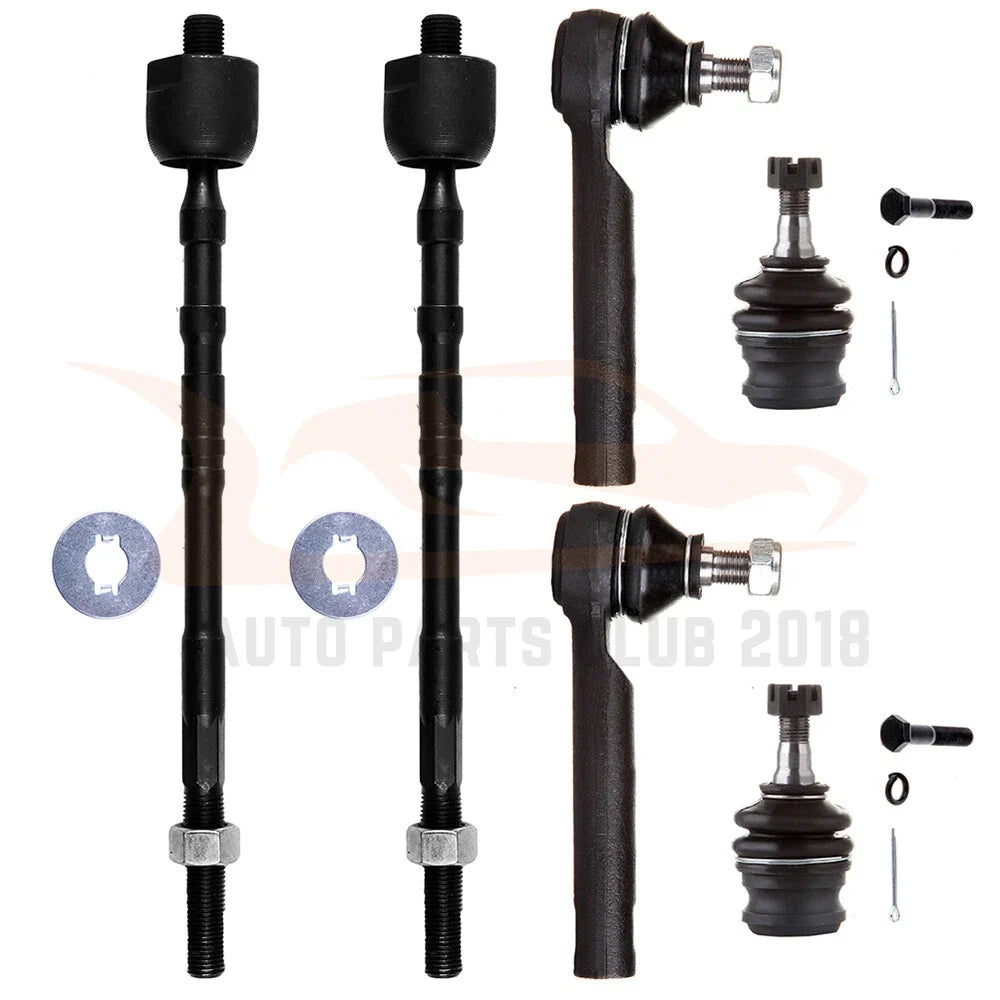 Set of 6 Front Lower Ball Joints for Subaru Impreza (2002–2003)