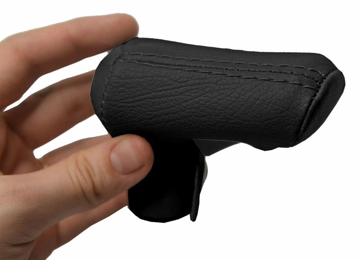 Leather Automatic Shift Gear Knob Cover for BMW E30 (1981–1991) Black