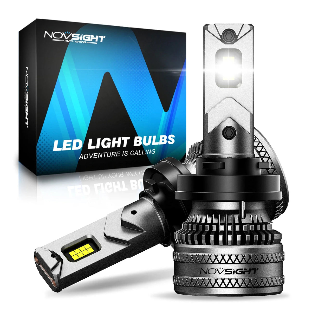 LED Headlight Bulbs H11 for NOVSIGHT - 6500K, 40000LM, 200W