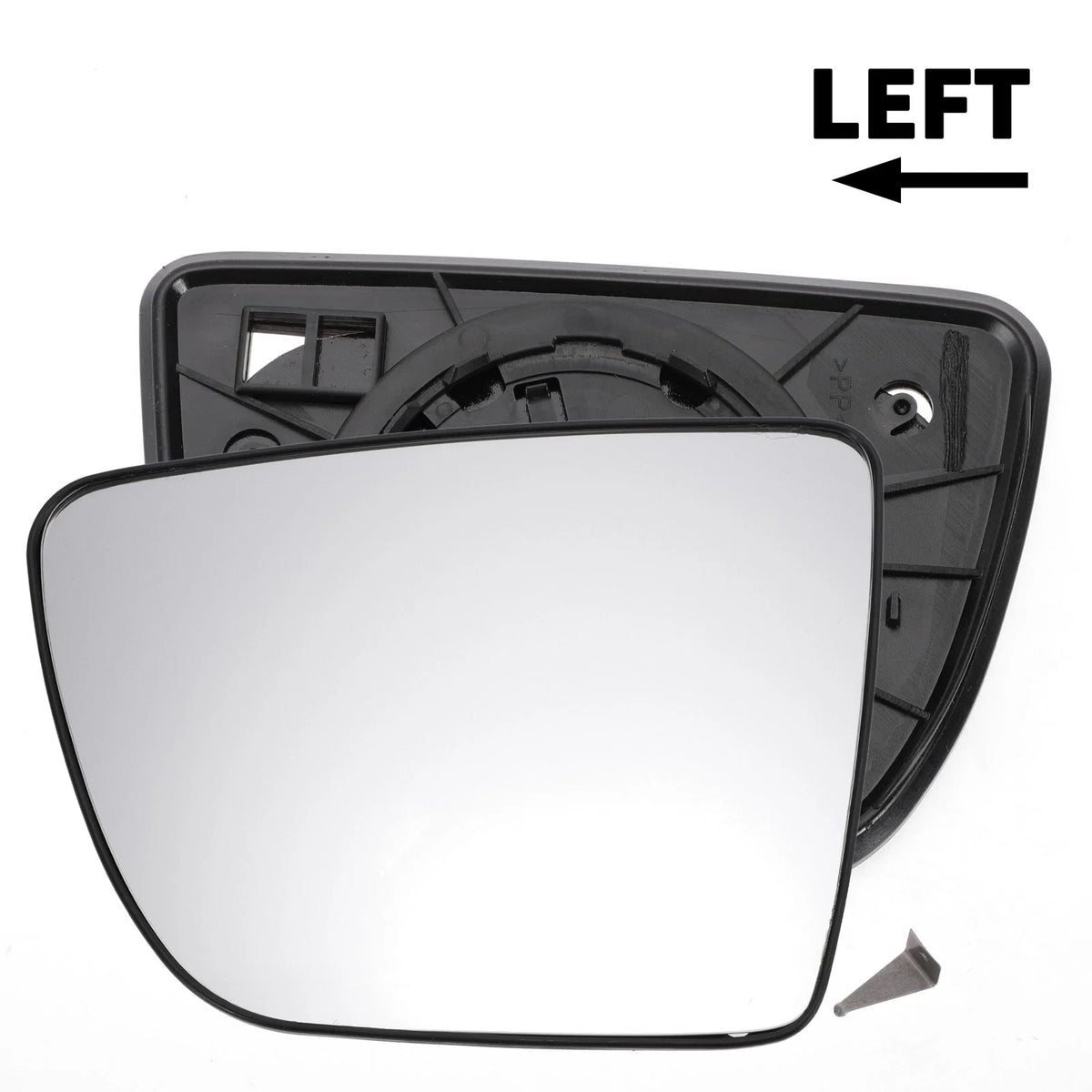Left Side White Mirror Glass for KIA Venga (2009–2020)