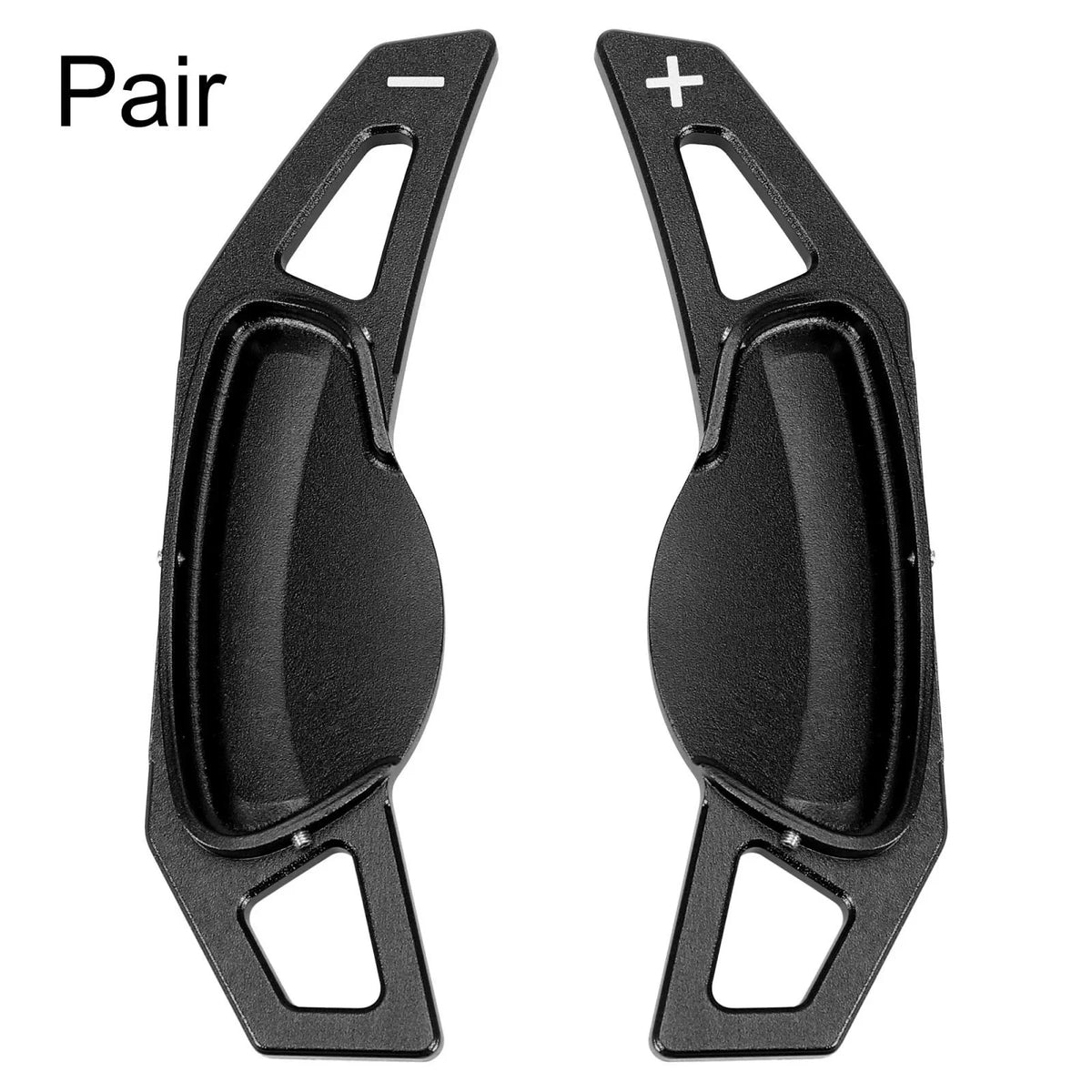 Pair Black Steering Wheel Shift Paddle Covers for Smart Fortwo (2007–2014)