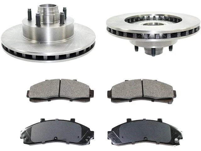 Front Brake Pad and Rotor Kit for Mazda B2300 (2001–2002) ZQ395QT