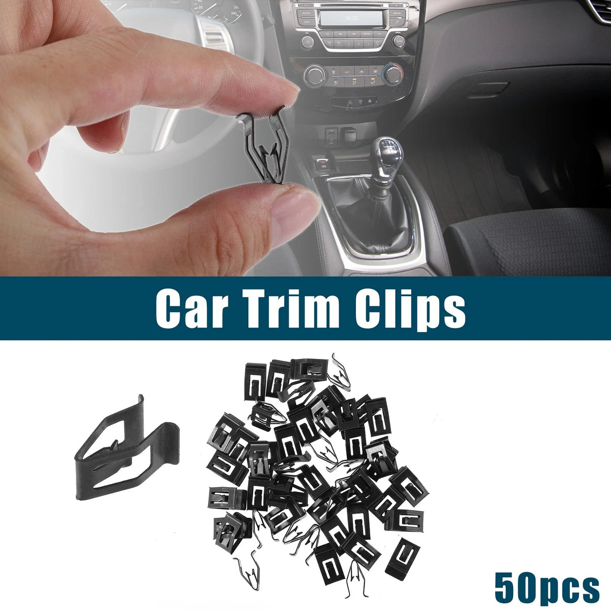 Set of 50 Interior Retainer Clips for Ford Mazda