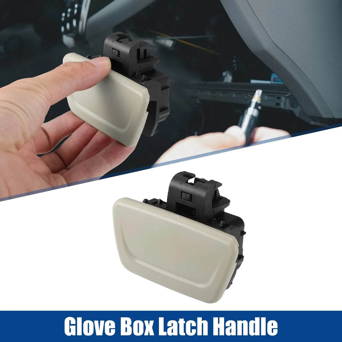 Glove Box Latch Handle for Ford Fiesta (2011β2019) Beige