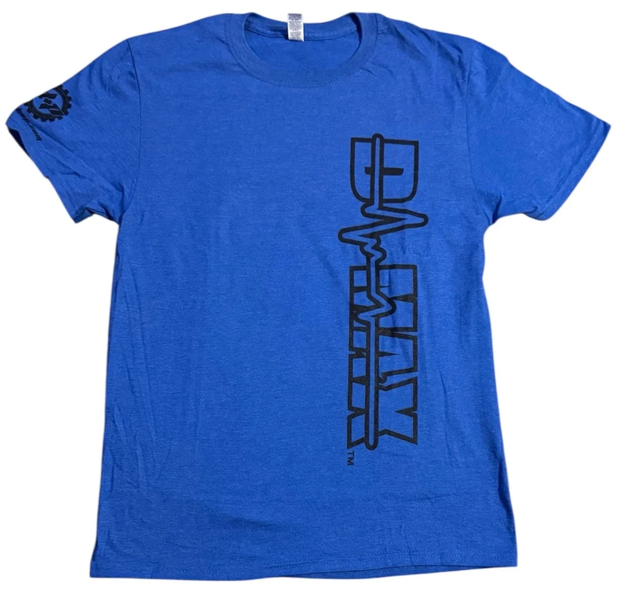 Small DMAX Diesel T-Shirt with Blue Graphic Logo Print