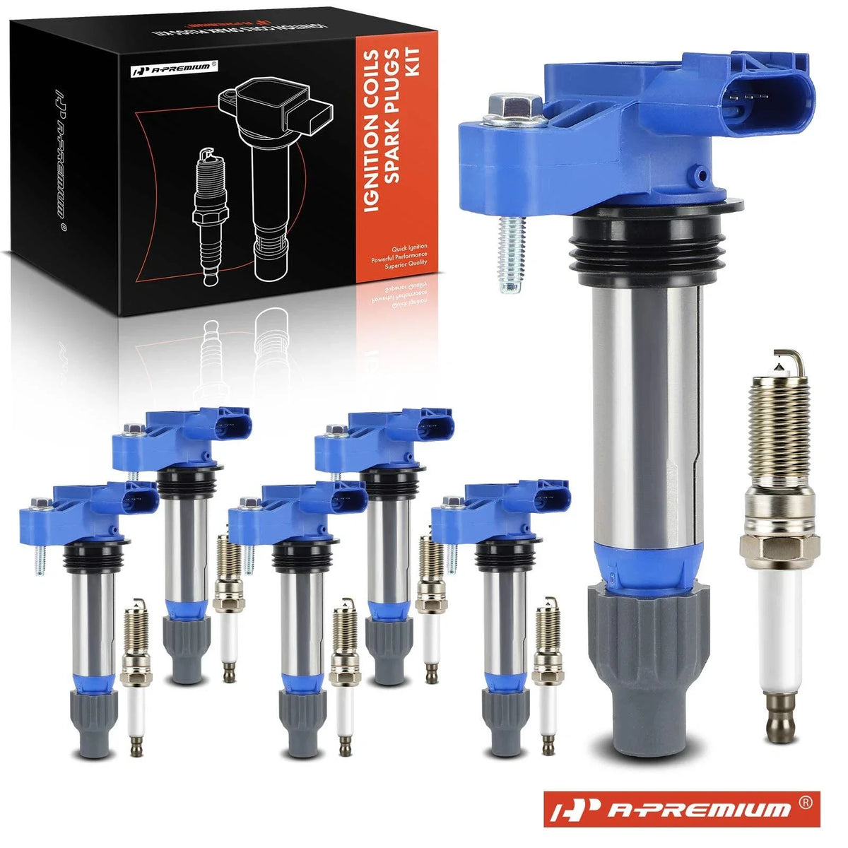6X Ignition Coil & 6X Iridium Spark Plug for Chevy GMC Buick
