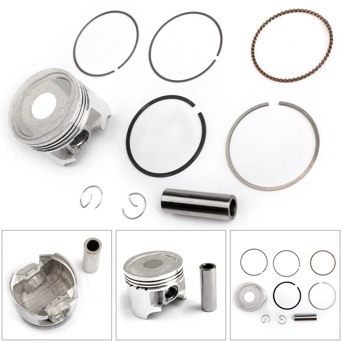 Piston Kit 52.00mm for AN-125 Suzuki Burgman (1995–2000) 12111-20E03-0F0
