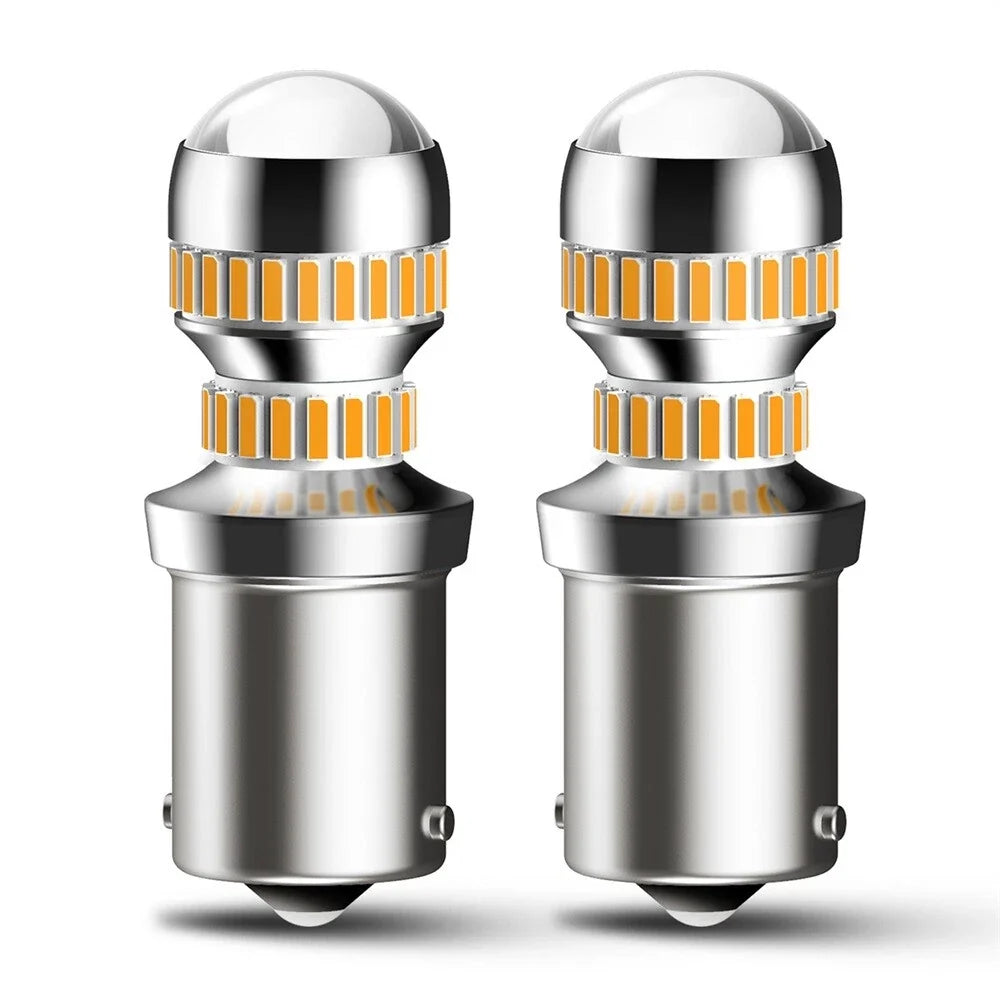 Amber LED Turn Signal Light Bulbs 1156 (Set of 2) for Hilux N70