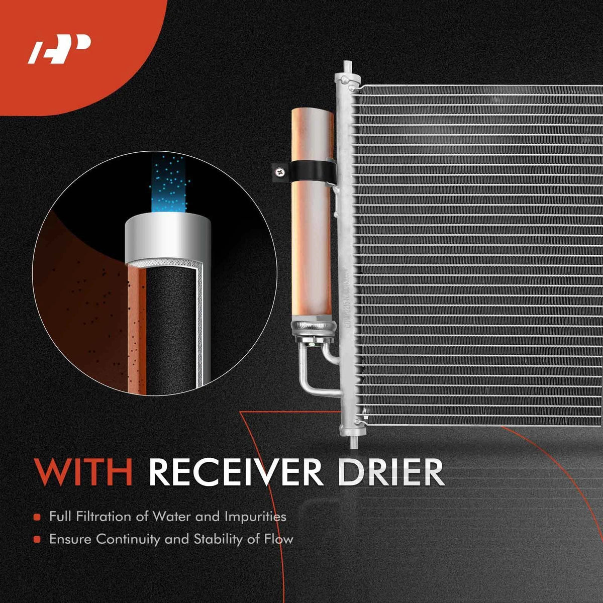 Radiator with AC Condenser & Cooling Fan for Nissan Maxima 2004-2006