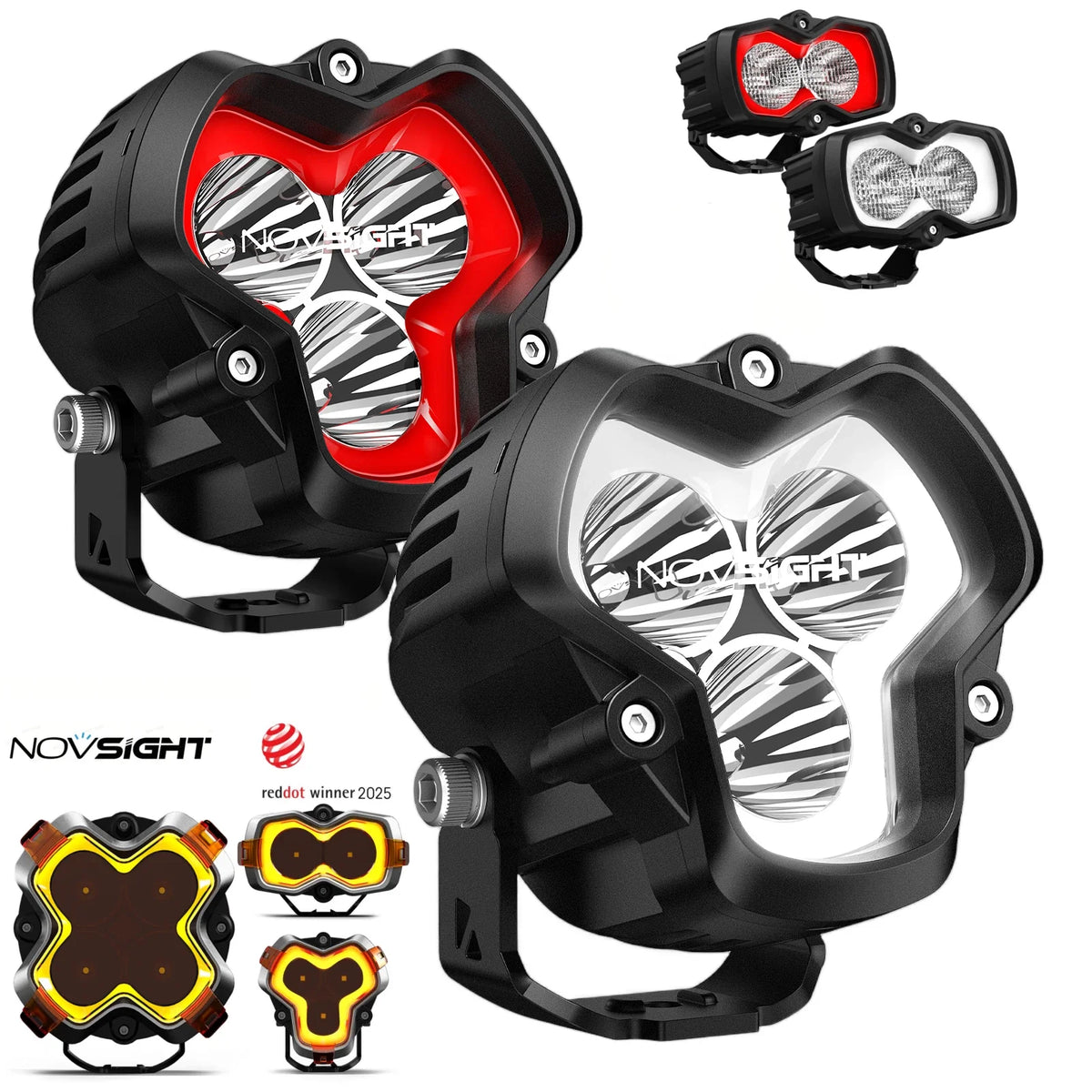LED Pod Work Light 2" - 6" for Jeep Truck Pickup (Offroad Use)