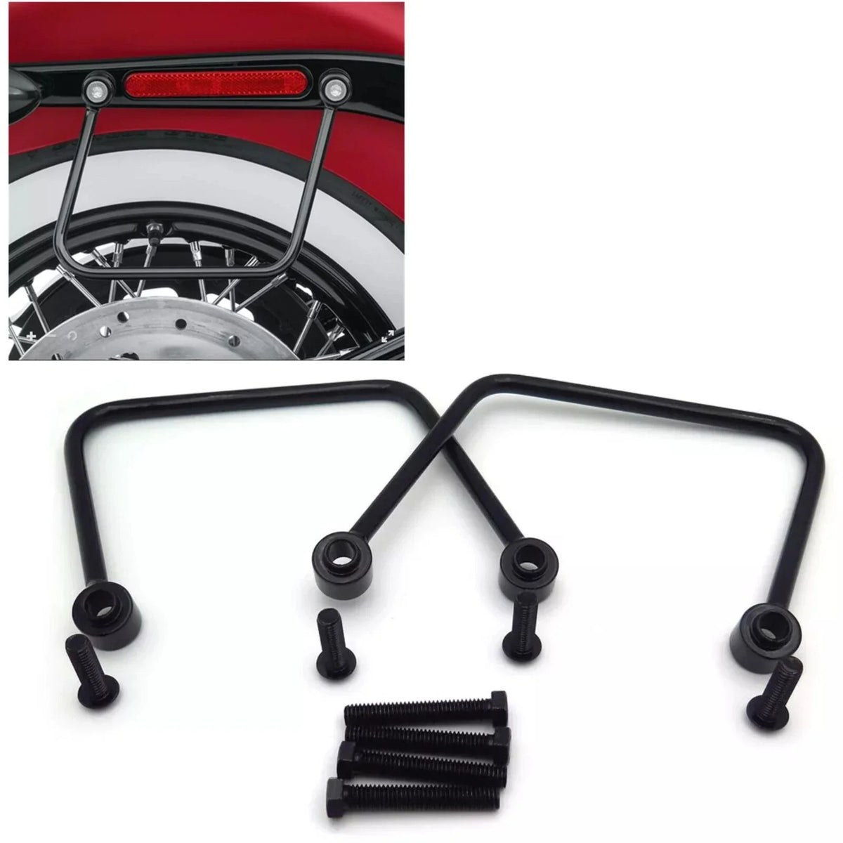 Saddlebag Bracket Support for Harley Softail Slim FLSL FXBB 2018-2023