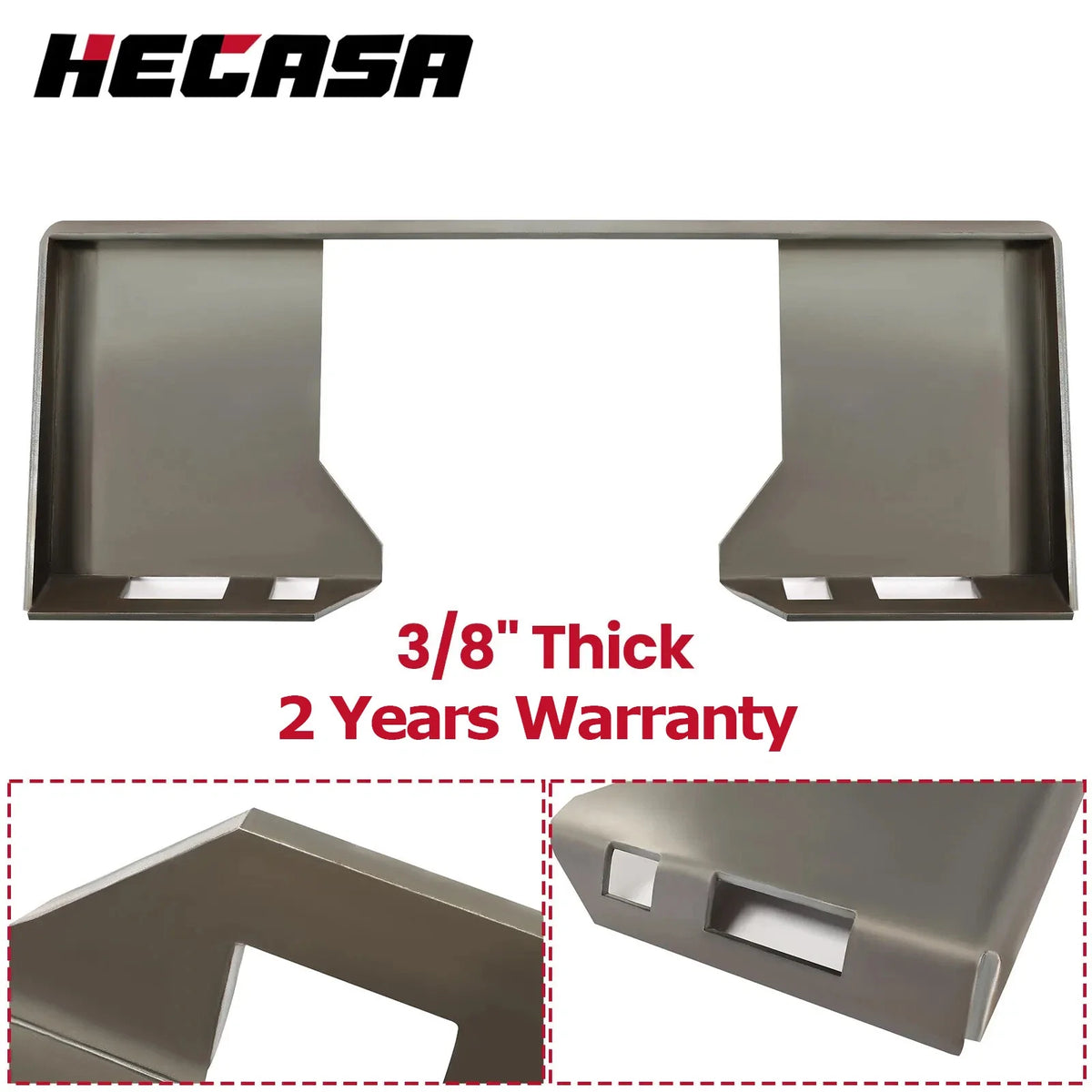 Quick Tach Attachment Mount Plate for Bobcat Skid Steer HD