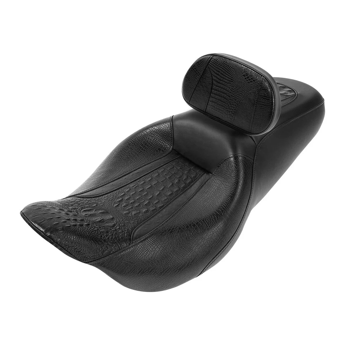Black Seat & Backrest for 2009-2023 Harley Electra Glide