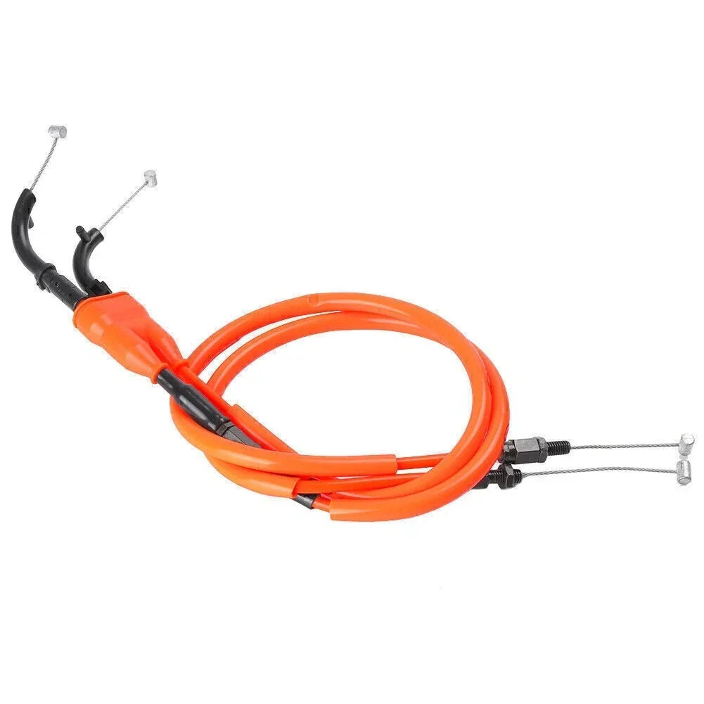 Wire Line Throttle Cables in Orange for Yamaha YZF R6 (2006-2016)