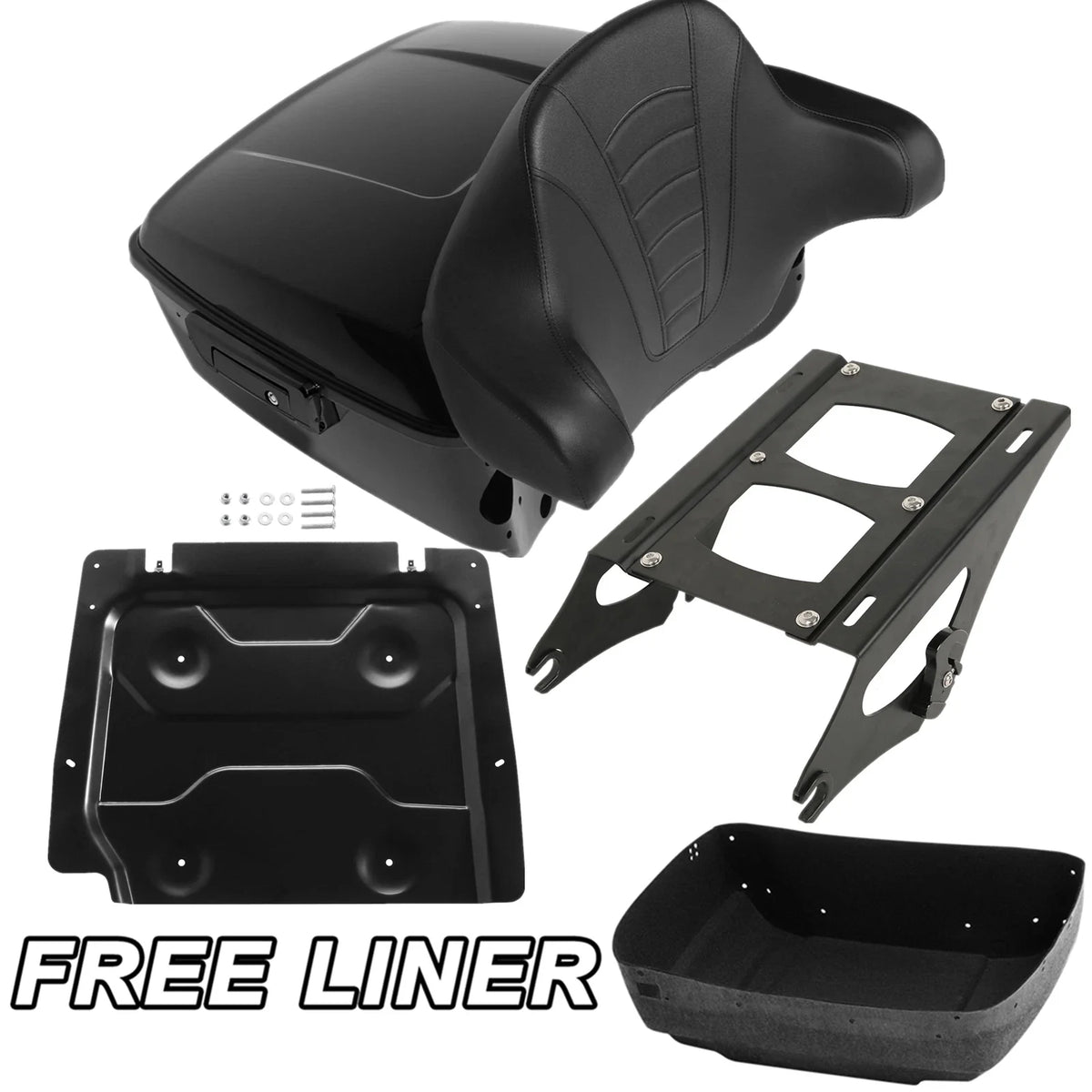 Trunk Pad Mount Rack Plate for Touring Harley Electra Glide 2014-2026