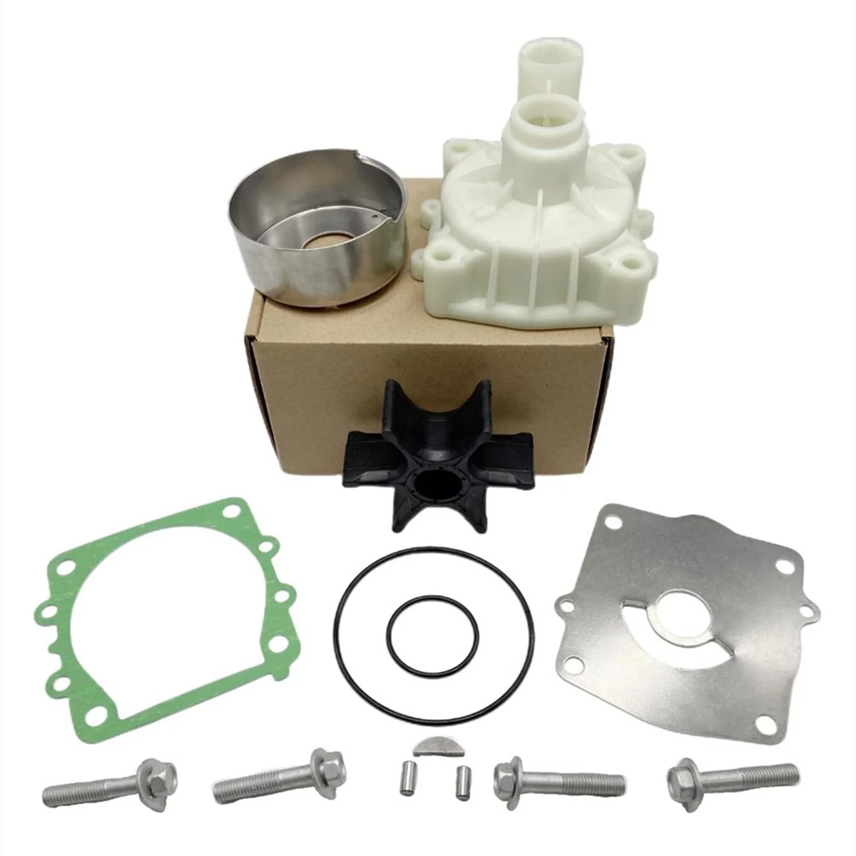 68V-W0078-00-00 Water Pump Repair Kit with Housing for Yamaha F115 115HP