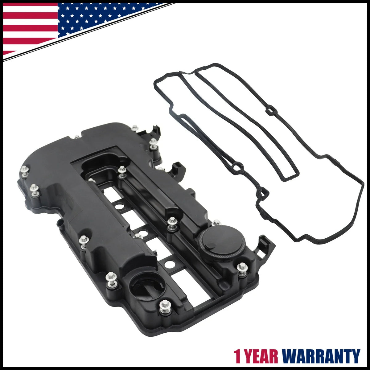 Valve Cover Assembly with Gasket & Bolts for Chevy Cruze Sonic Trax 2011-2019