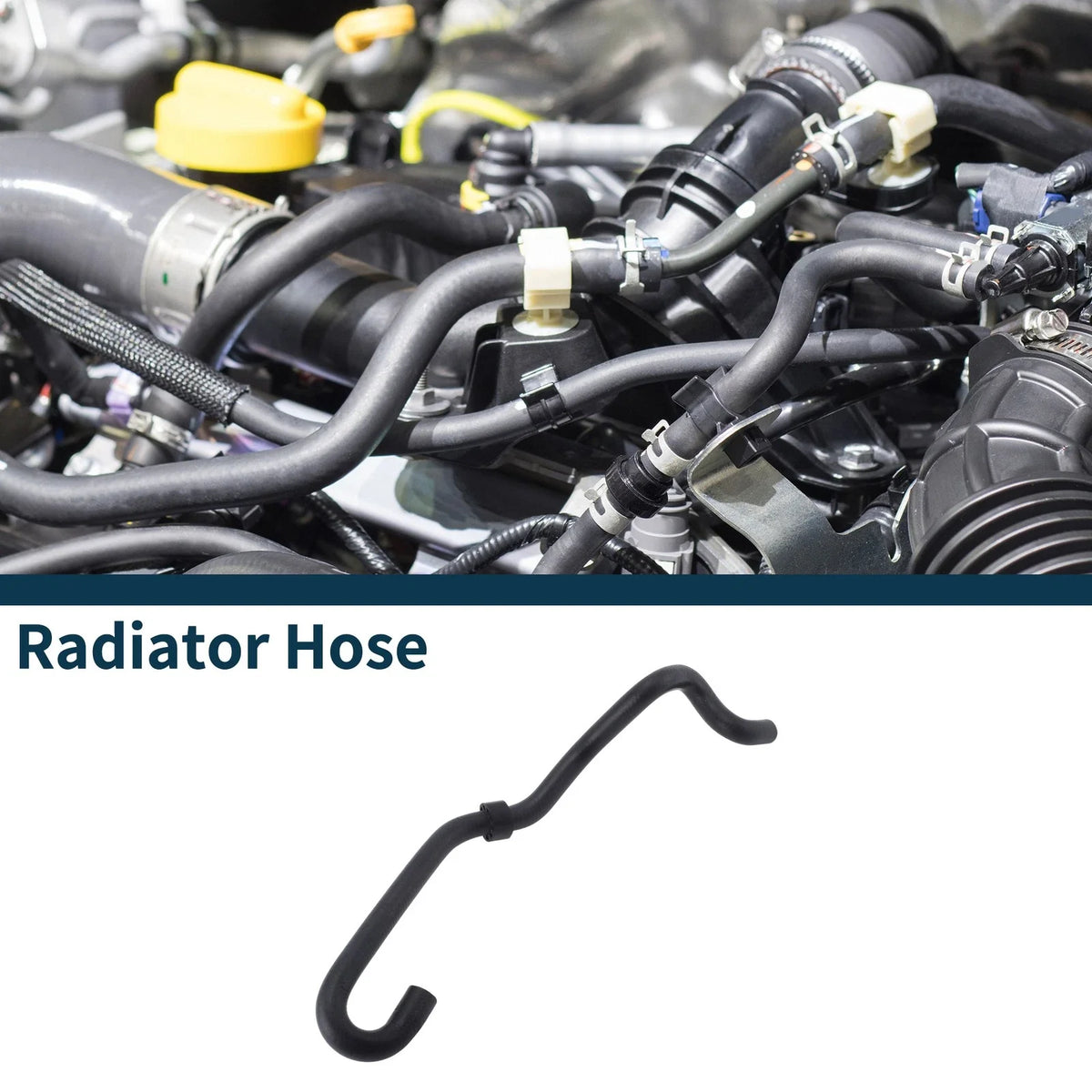 Radiator Hose No. 64216910758 for BMW 525i (2006–2007)