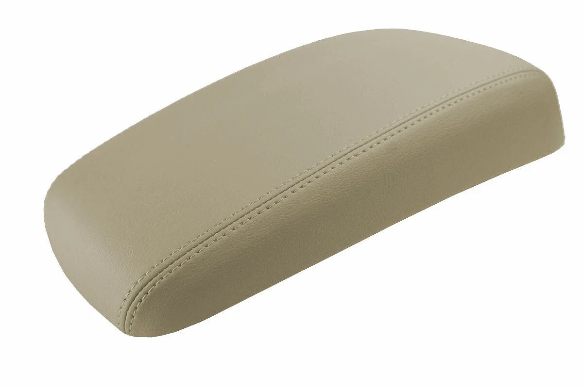 Leather Console Lid Pull Over Cover for Ford Taurus (2001–2006) Beige