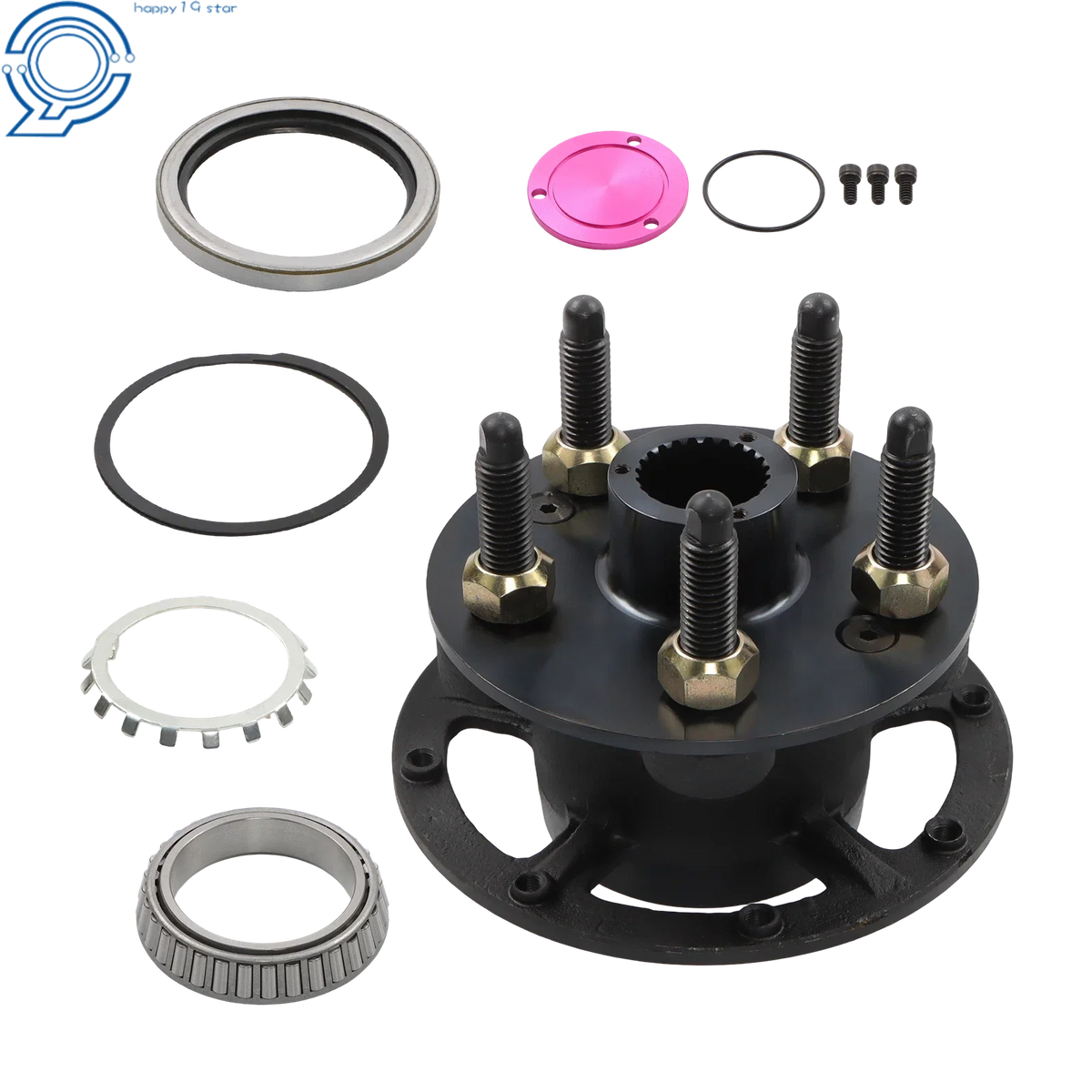 Rear Hub Set for Ford 9" Floater - 5x4-3/4 Inch Wheel Bolt