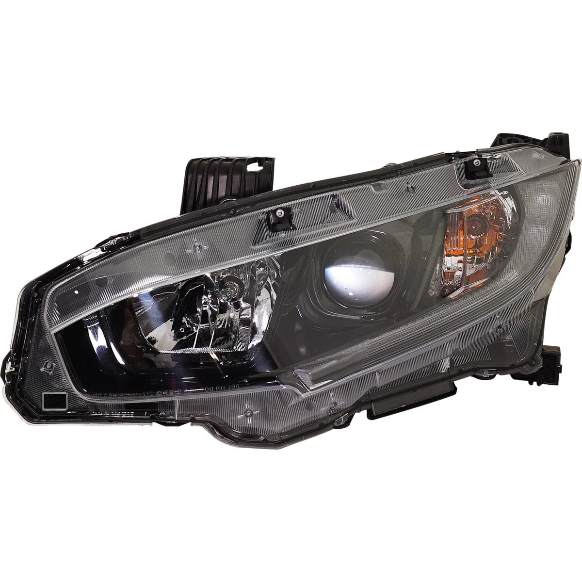 Driver Side Headlight for Honda Civic (2018) Halogen 1.5 Turbo Sedan