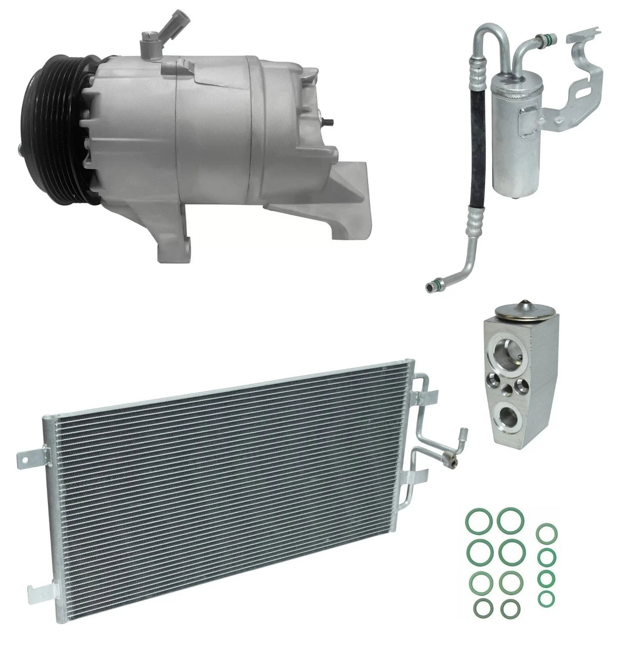 AC Compressor Kit with Condenser for Chevrolet Impala 3.8L (2004–2004)