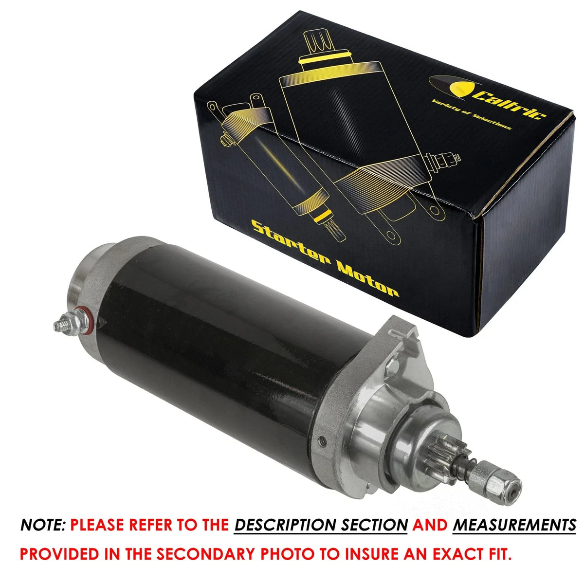 225Hp Starter for Mercury Optimax 225 (2000) - CXL, CXXL, L, XL, XXL