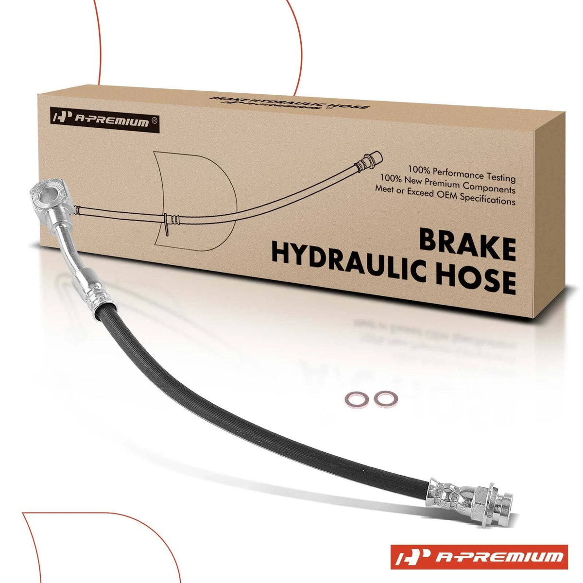 Rear Left Brake Hydraulic Hose for Buick Riviera (1995–1998)