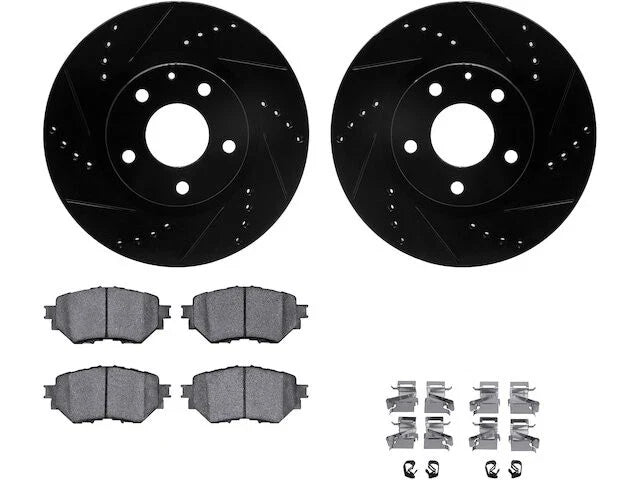 Front Brake Pad and Rotor Kit for Mazda 3 Sport (2017–2018) ZJ374KJ