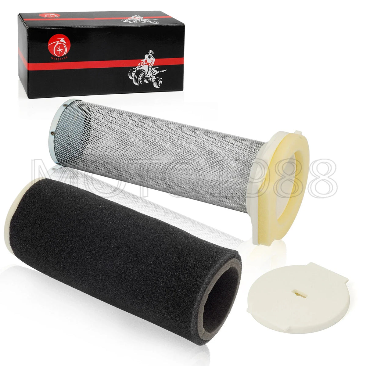 Air Filter & Cage Guide & CAP Kit for Yamaha Grizzly 600 YFM600 (1999–2008)