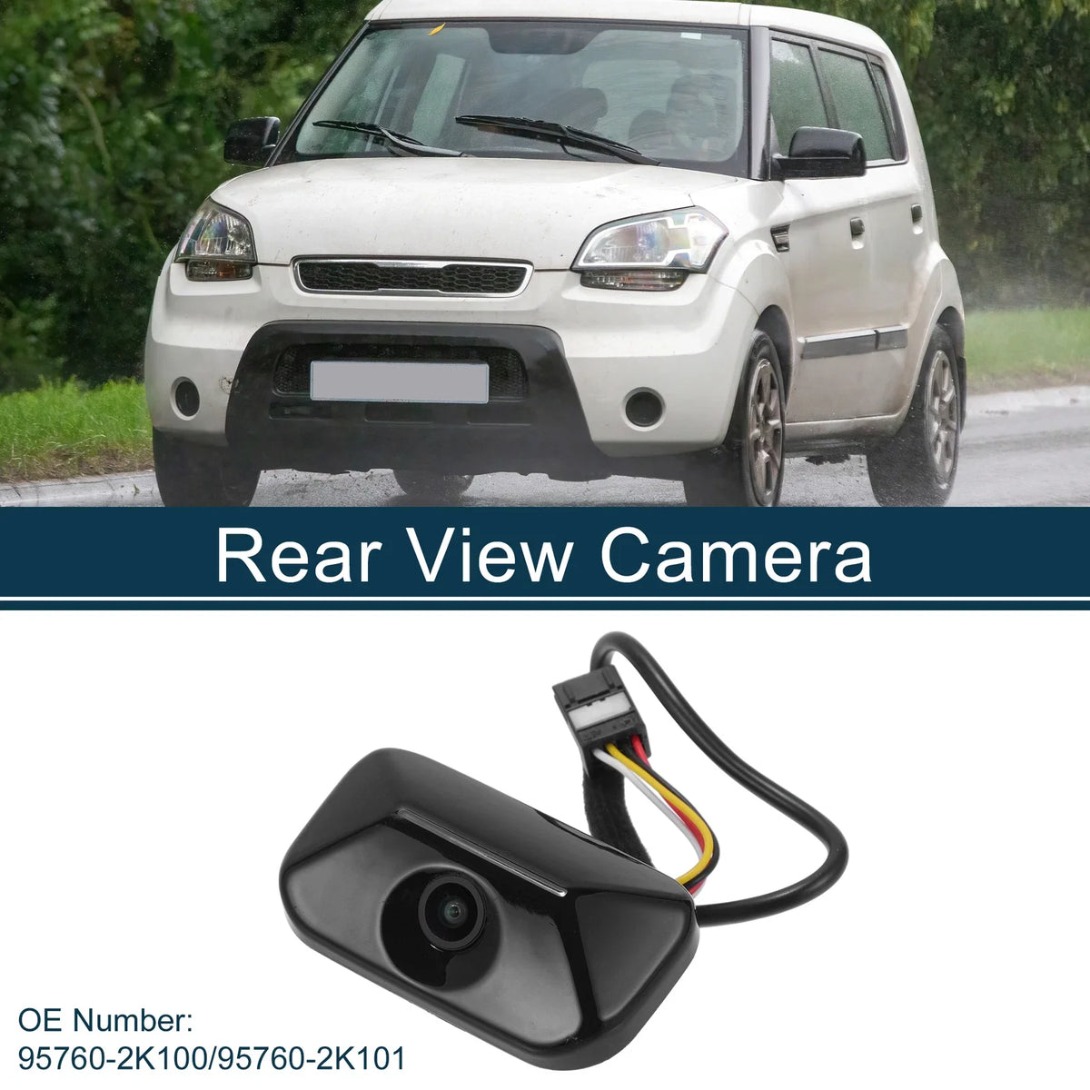 Rear View Camera for Kia Soul (2010–2013) 120-180 Degree