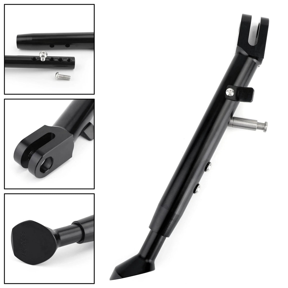 Adjustable CNC Aluminum Kickstand for Suzuki GSXR 600 750 1000 (2001–2010)