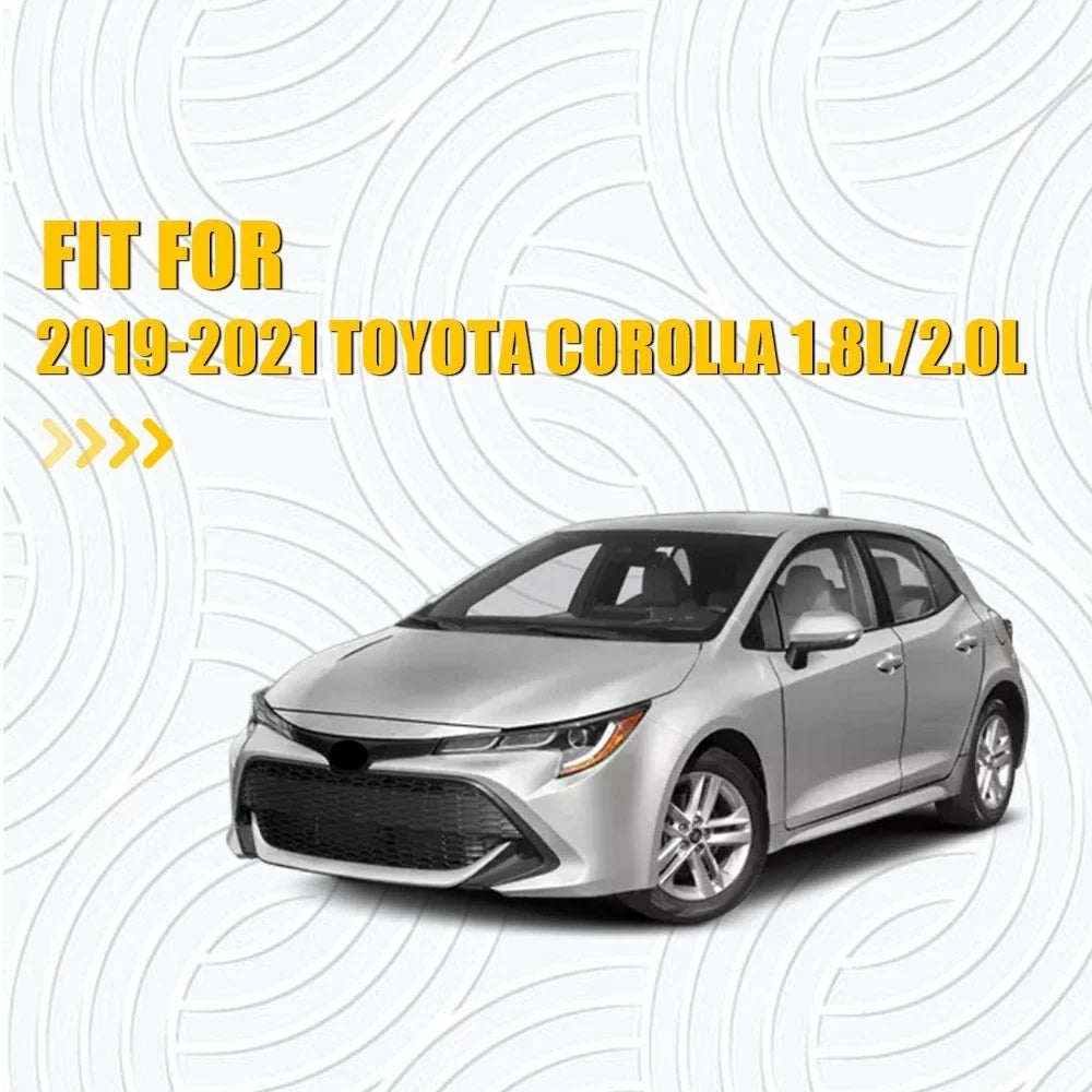 2pcs Side Mirror Fender Corner Triangle Cover Trim for Toyota Corolla (2019–2021)