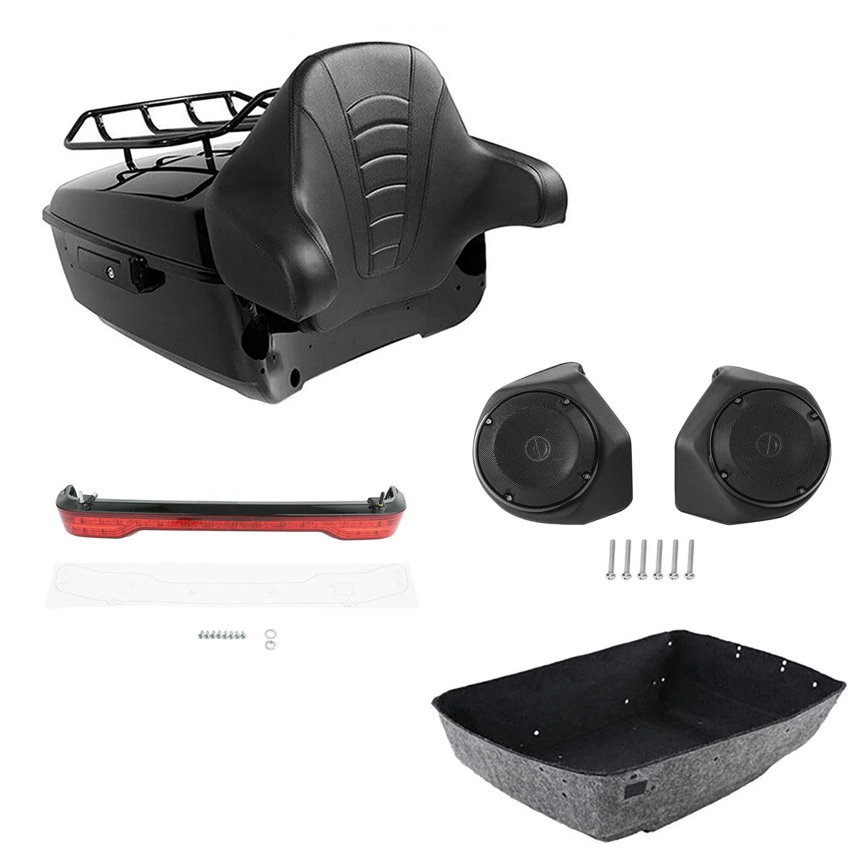 LED Speakers with Lights for Harley Street Glide (2014–2026)