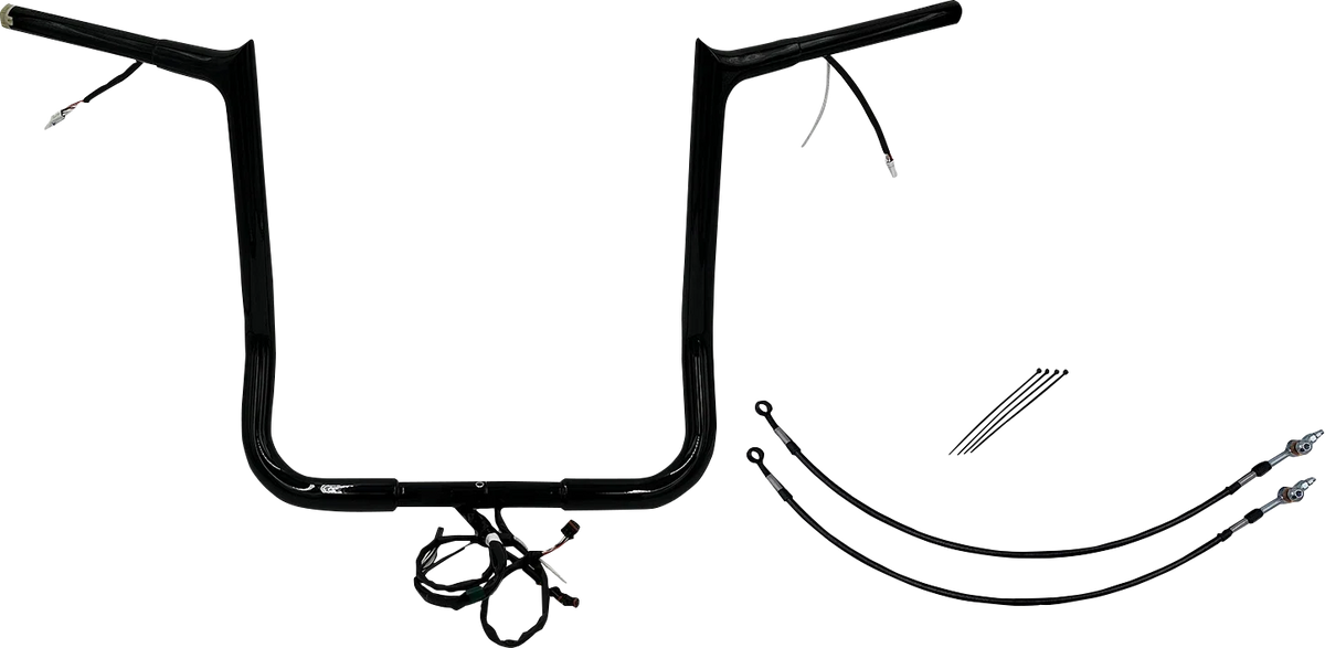 1-1/4" Pointed Top Handlebar Kit for Harley Davidson (16")